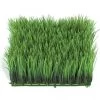 10X10 Inch Artificial Outdoor Long Grass Mat (Set Of 2)