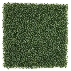 20x20 Inch Tutone Artificial Outdoor Boxwood Mat: 1 Inch High (Set Of 2)