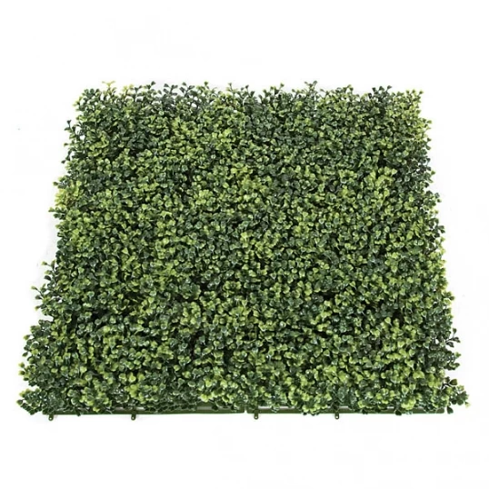 20x20 Inch Tutone Artificial Outdoor Boxwood Mat: 3 Inches High (Set Of 4)