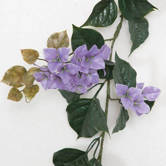 9.5 Foot Outdoor Lavender/Purple Bougainvillea Garland (Set Of 4) - Image 3