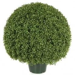 24 Inch Outdoor Plastic Boxwood Ball: Limited UV