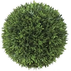 10 Inch Artificial Podocarpus Ball (Set Of 4)