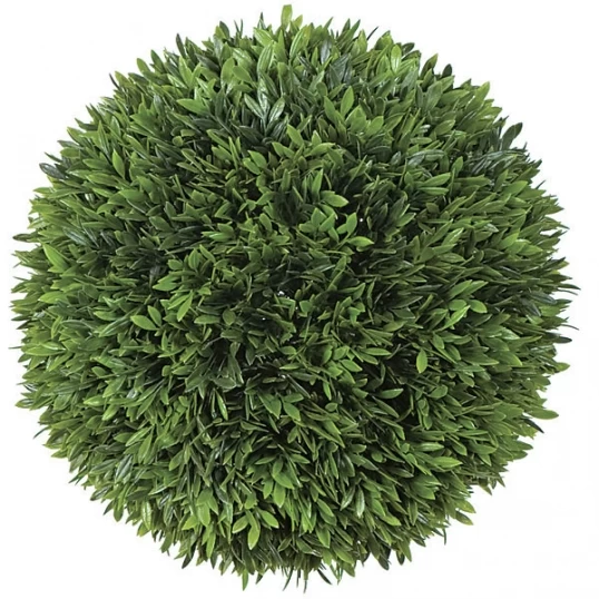 10 Inch Artificial Podocarpus Ball (Set Of 4)