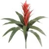 22 Inch Outdoor Artificial Red Bromeliad: Unpotted