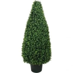 30 Inch UV Protected Basil Cone Topiary: Potted