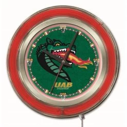 15 Inch UAB Neon Clock