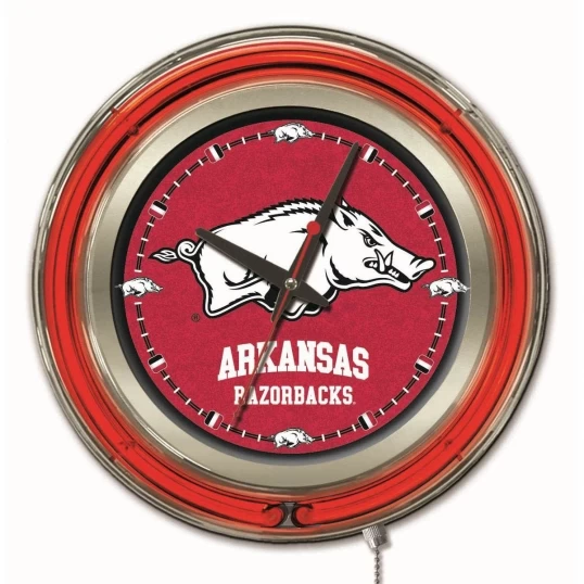 15 Inch Arkansas Neon Clock