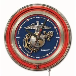 15 Inch U.S. Marines Neon Clock