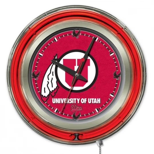 15 Inch Utah Neon Clock