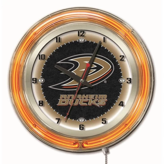 19 Inch Anaheim Ducks Neon Clock