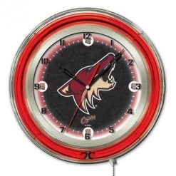 19 Inch Arizona Coyotes Neon Clock