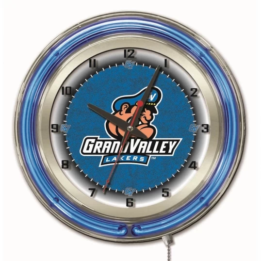 19 Inch Grand Valley State Neon Clock