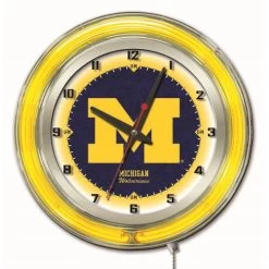 19 Inch Michigan Neon Clock
