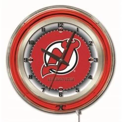 19 Inch New Jersey Devils Neon Clock
