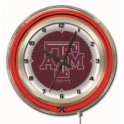 19 Inch Texas A&M Neon Clock
