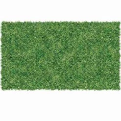 Outdoor Artificial Boxwood On Galvanized Metal Screen