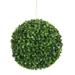 9 Inch Outdoor Artificial Boxwood Ball Topiary