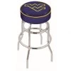 30 Inch West Virginia 2-Ring Swivel Counter Stool W/ Chrome Base