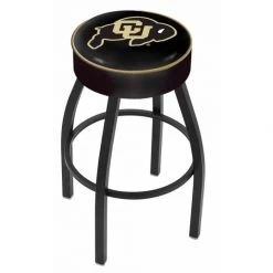 25 Inch Colorado Logo Swivel Bar Stool W/ Black Base