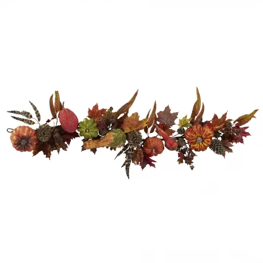 54 Inch Artificial Pumpkin & Gourd Garland