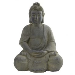 19.75 Inch Artificial Buddha Statue (Indoor/Outdoor)