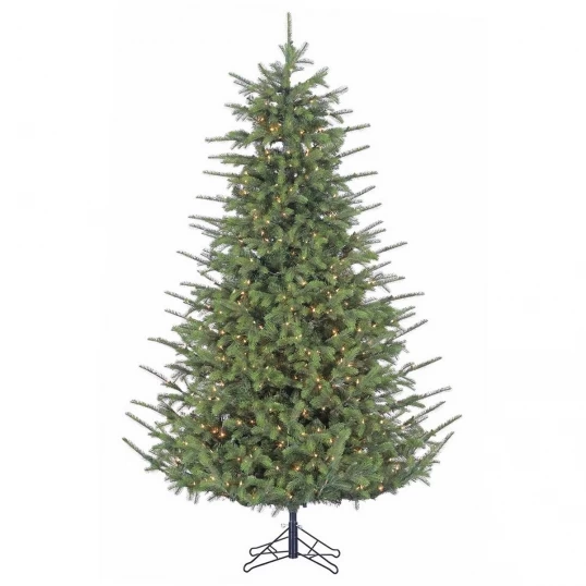 9 Foot Pinehurst Fraser Fir Christmas Tree: Clear Lights