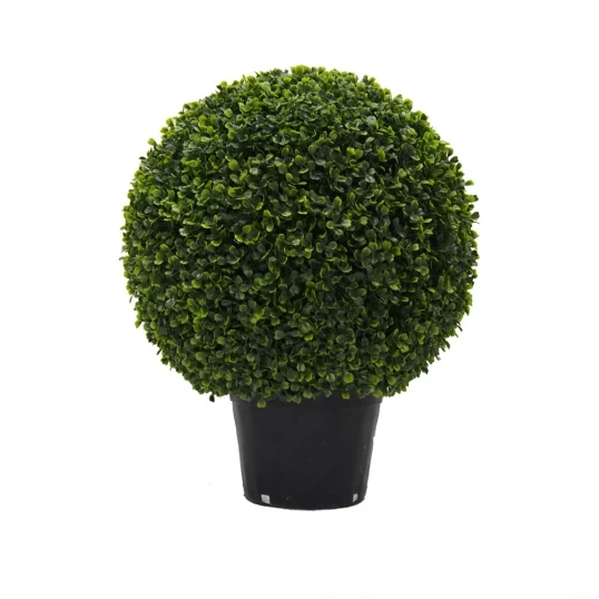 20 Inch UV Protected Boxwood Ball Topiary: Potted