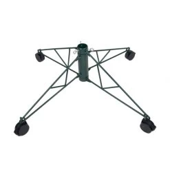 29 Inch Rolling Black Tree Stand For 8-9.5 Foot Trees: 1.25 Inch Pole