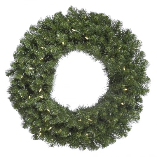 30 Inch Douglas Fir Wreath: Clear LEDs