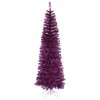 4.5 Foot Purple Pencil Tree: Purple Lights