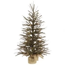 2.5 Foot Vienna Twig Tree In Burlap Base: Unlit