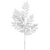 22 Inch Silver Glitter Honey Locust Spray: Set Of 6