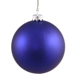 12 Inch Cobalt Matte Ball Ornament