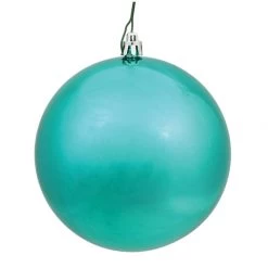 12 Inch Baby Blue Shiny Ball Ornament