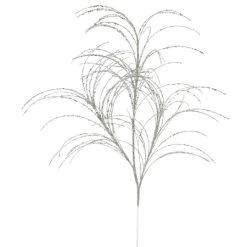 34 Inch Champagne Glitter Grass Spray: Set Of 6