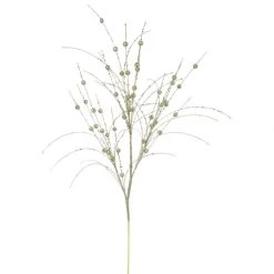 35 Inch Gold Glitter Berry Spray: Set Of 6