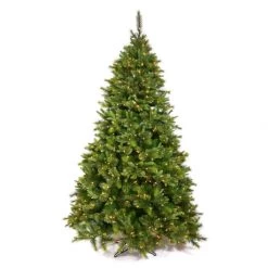 4.5 Foot PE/PVC Cashmere Pine Christmas Tree: Lights