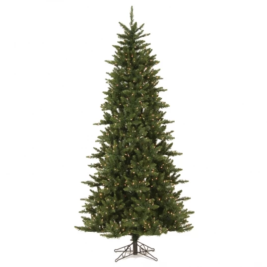 9.5 Foot Slim Camdon Fir Tree: Clear LEDs