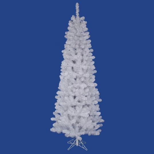 5.5 Foot White Salem Pencil Pine Tree: Unlit