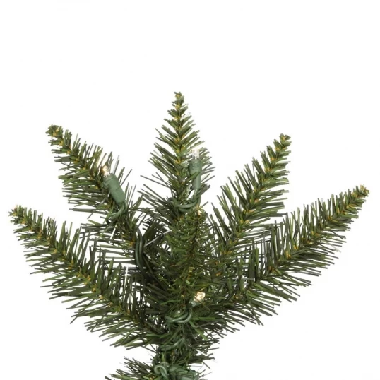 7.5 Foot Durham Pole Pencil Pine Tree: Clear LEDs - Image 2