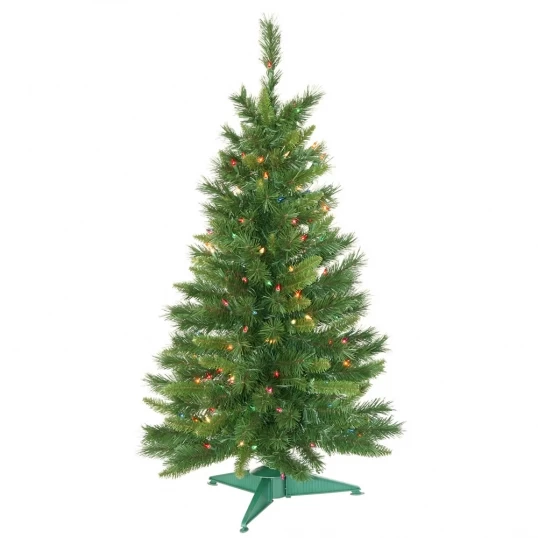 3.5 Foot Imperial Christmas Tree: Multicolor Lights