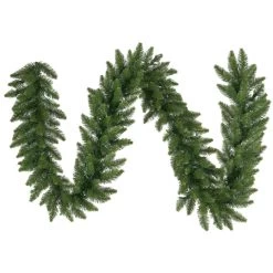 9 Foot X 16 Inch Camdon Fir Garland: Unlit