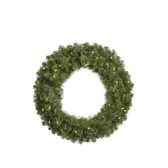 84 Inch Grand Teton Wreath: Clear LEDs