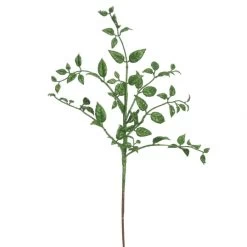 22 Inch Green Glitter Mini Locust Spray (Set Of 12)