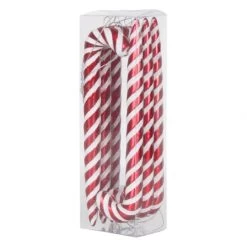 7.5 Inch Red Candy Cane Ornament (Box Of 6)